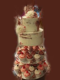 hochzeitstortecupcakes